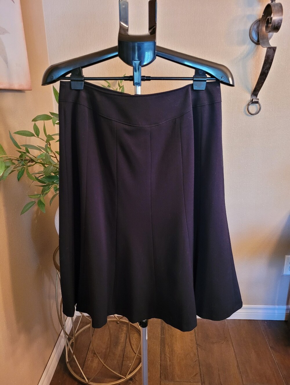NWT Apt. 9 Black A-Line Lined Skirt